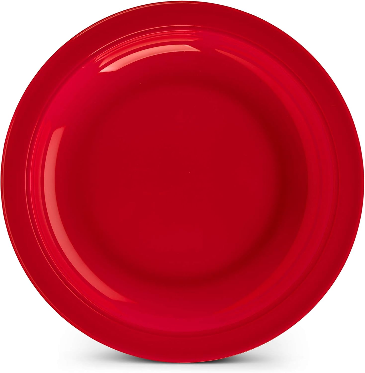 Providence Spillproof Inner Lip Plate - 9" Red - 3 Pack: Health & Personal Care