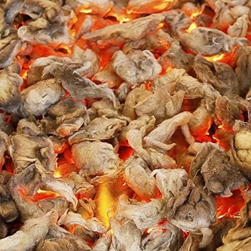 QuliMetal Gas Fireplace Embers, 6 Oz Rock Wool Glowing Embers for Gas