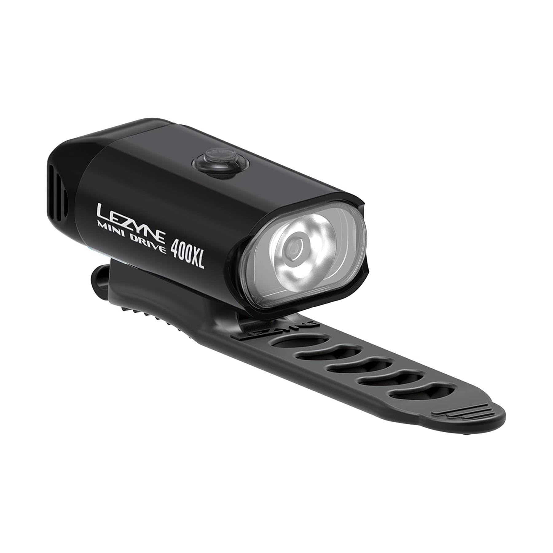 Lezyne Mini Drive 400 USB Rechargeable LED Bike Light Unisex Adult, Black, Size: One Size (Manufacturer's Size: One Size)