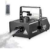 FANSTGEQ 2000W Professional Fog Machine with DMX Remote for Stage Halloween | 40000 CFM Output, Timer Function, Adjustable Smoke, Fast Warm-Up, Heavy Steel Build for DJ Party Concert Events