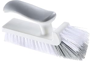 Grout Brush, Corner Scrubber Brush Crevice Cleaning Brushes V Shape Grout Line Scrubber for Deep Cleaning Tile, Shower, Kitch
