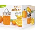 Aieve Mason Jar Lemon Squeezer Lid, Stainless Steel Citrus Juicer Canning Jar Lids for Wide Mouth Mason Jars