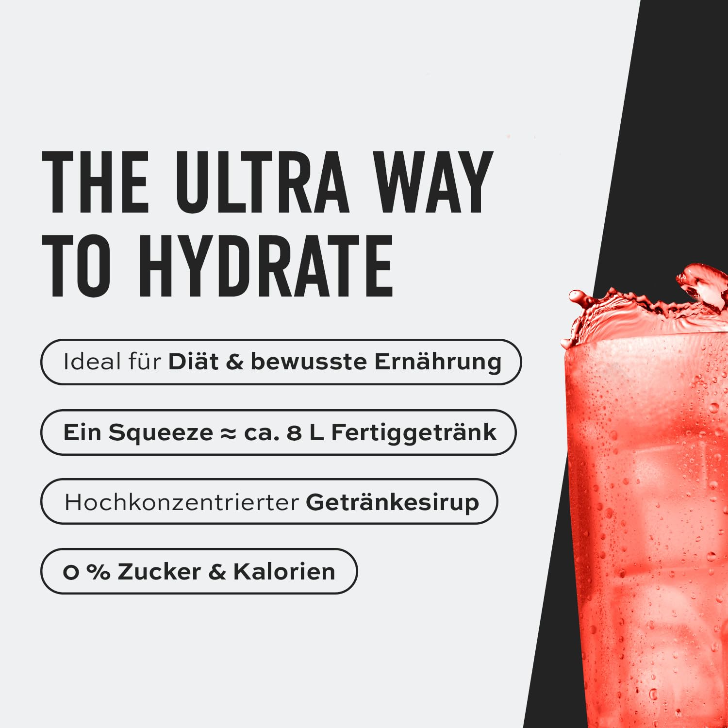 ESN Ultra Syrup, Green Apple, 65 ml, für 8 l Fertiggetränk, zuckerfreier Sirup, hochkonzentriert, zero Kalorien - made in Germany 3