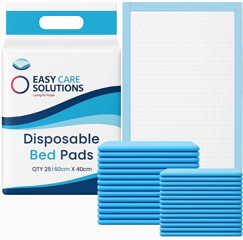 EASY CARE SOLUTIONS Disposable Bed Pads 40 x 60 cm 25 Pack