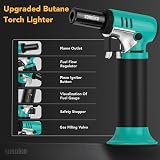 Sondiko Kitchen Blow Torch S907 with Fuel Gauge 1371C Adjustable Flame view 4
