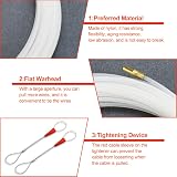 WENRERO 15M Nylon Cable Running Puller Rods Electrical Wire Threader 3mm Fish view 4