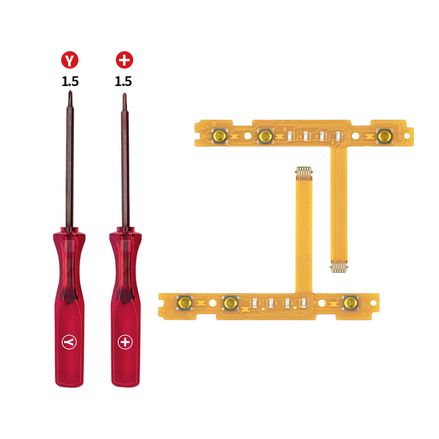 Mcbazel 交換用 NS Switch SR SL左右同期ボタンリボンフレックスケーブルセットの商品画像