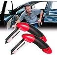 Stander HandyBar Lite, Vehicle Support Handle with Window Breaker, LED Flashlight, and Seat Belt Cutter for Adults, Seniors, and Elderly, Car Door Assist Grab Bar with Emergency Safety Tools, 2-Pack