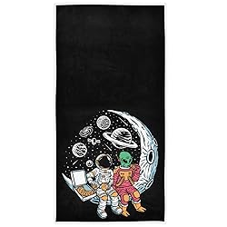 Pfrewn Astronauts and Aliens Hand Towels for