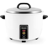 Aroma Housewares 60-Cup (Cooked) (30-Cup UNCOOKED) Commercial Rice Cooker (ARC-1033E),White