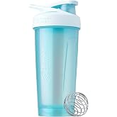 BlenderBottle Sport Flip Tritan Shaker Bottle 28 oz Blue Haze
