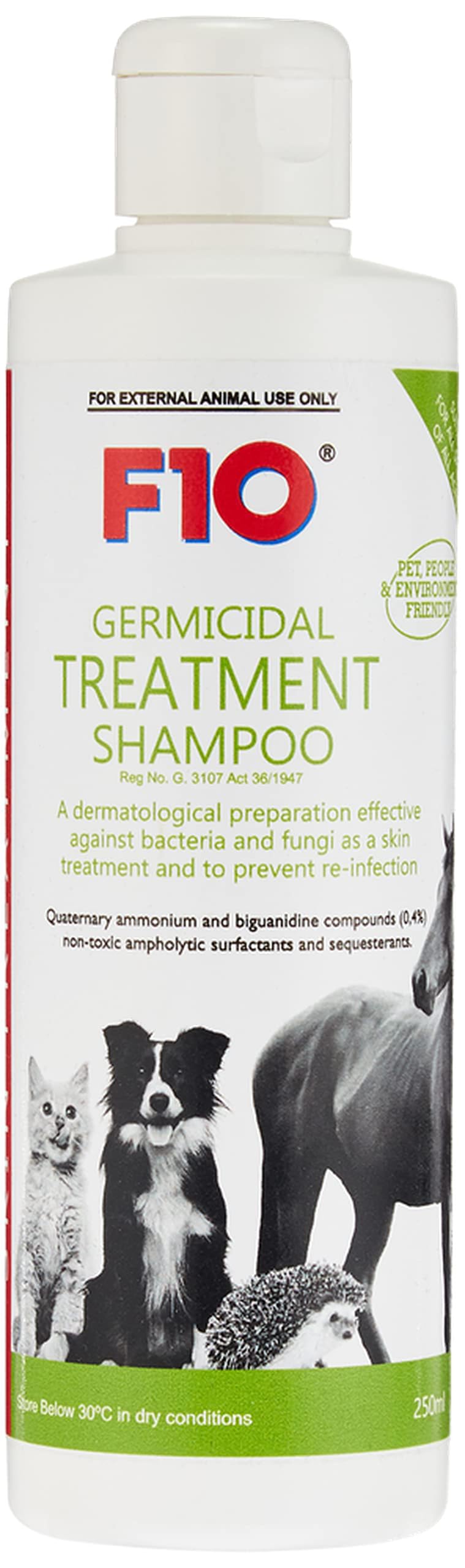 F10 Germicidal Treatment Shampoo 250ml