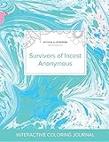 Image de Adult Coloring Journal: Survivors of Incest Anonymous (Mythical Illustrations, Turquoise Marble)