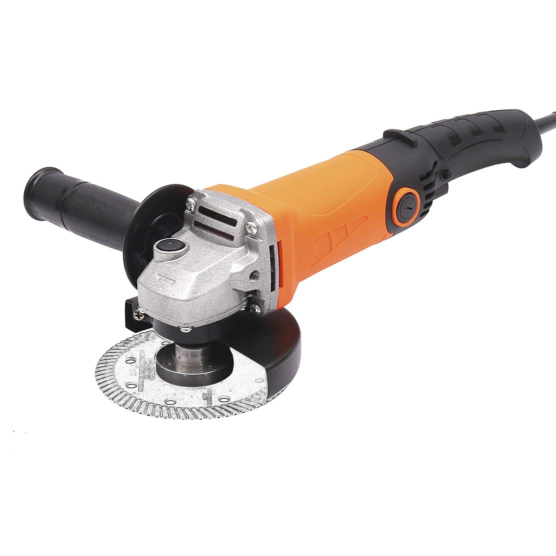 TOPWAY Angle Grinder 115mm, 750W Corded Electric Angle Grinder for Masonry Concrete Tile Metal Steel Cutting Grinding Polishing 100072