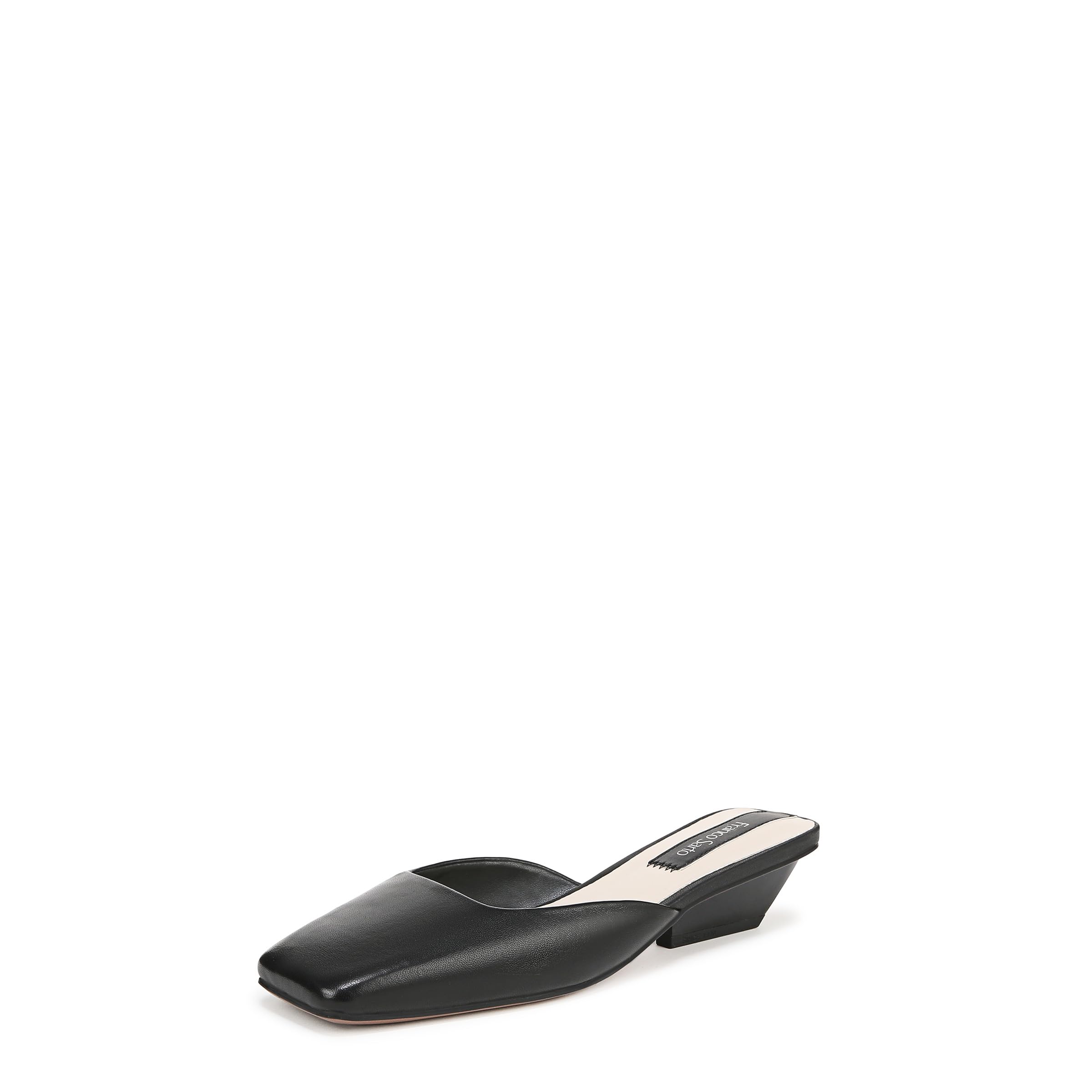 Franco Sarto Womens Nicola Mule Black Leather 9.5 M
