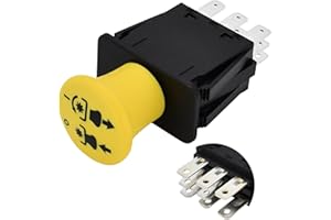 DISENPARTS AM131966 PTO Switch Compatible with John Deere Lawn Mower AUC10632 TCA21027 AUC15008 430-559 Tractors L120 L130 D140 D150 D155 D160 D170 LA130 LA140 LA145 LA150 X130R X140 X165 Z225 Z235 Z245 Z255