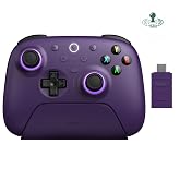8BitDo Ultimate 2 Wireless Controller for Windows, Android, Steam Deck | TMR joysticks,1000Hz Polling Rate,Tactile/Hall Triggers,Motion Control,Programmable Back Paddle Buttons&amp;L4/R4 Bumpers, Purple