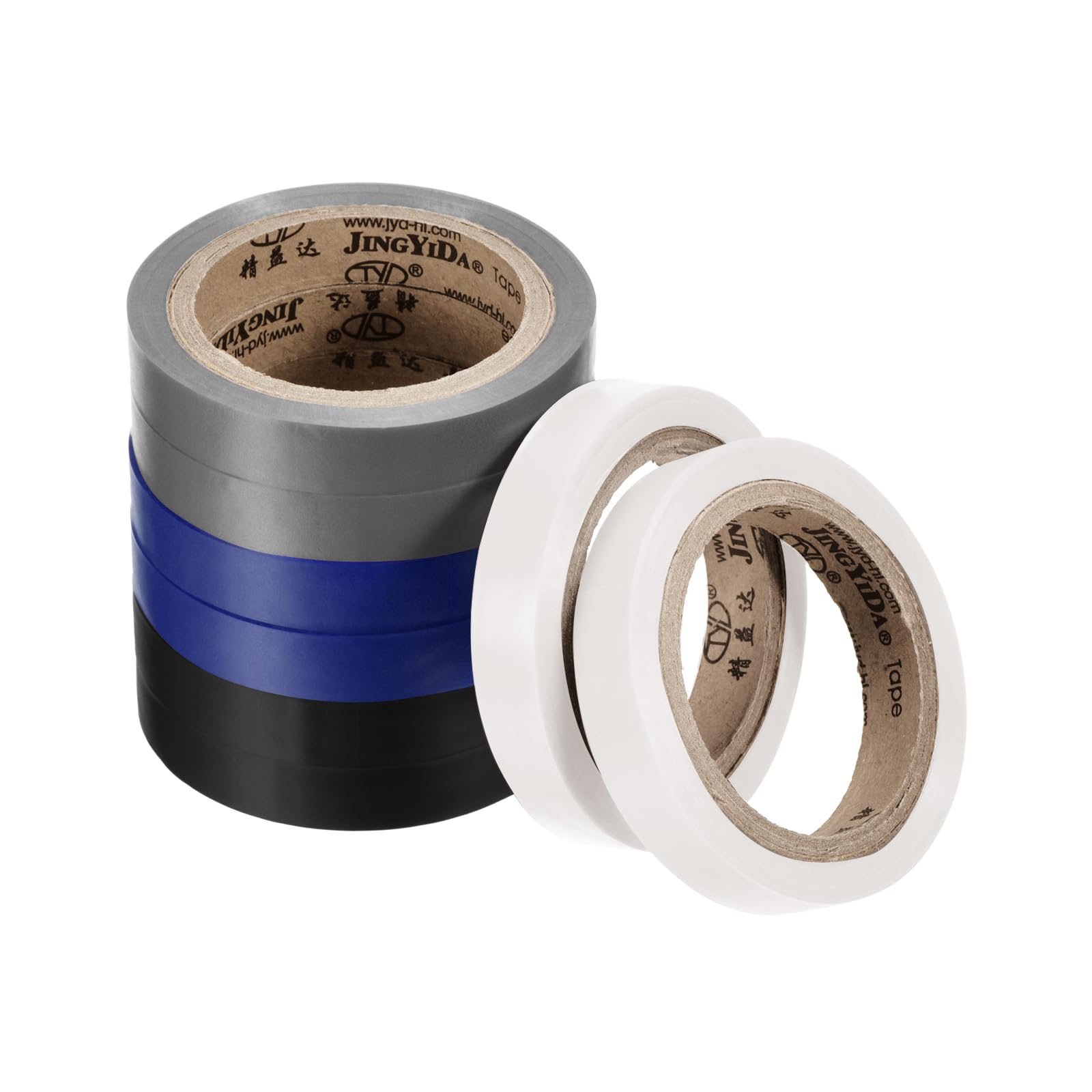 M METERXITY 8 Pack Racquet Overgrip Tapes - Badminton Tennis Racket Grip Finishing Tape Wrap Tape Sticky Non-Slip, Apply to Tennis Racket (26Ft, 4 Colors)