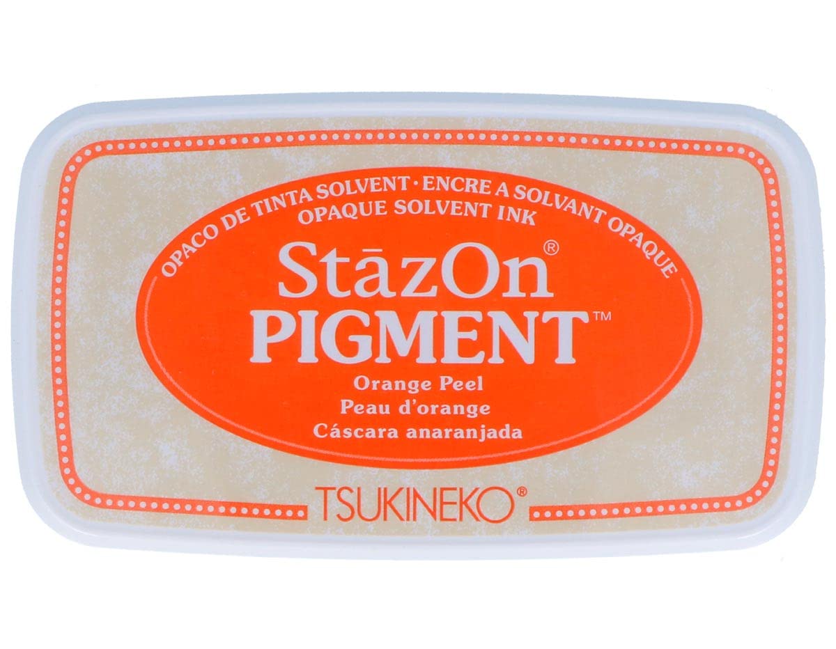 IMAGINE STAZON Ink PAD Ornge, Orange Peel, Small