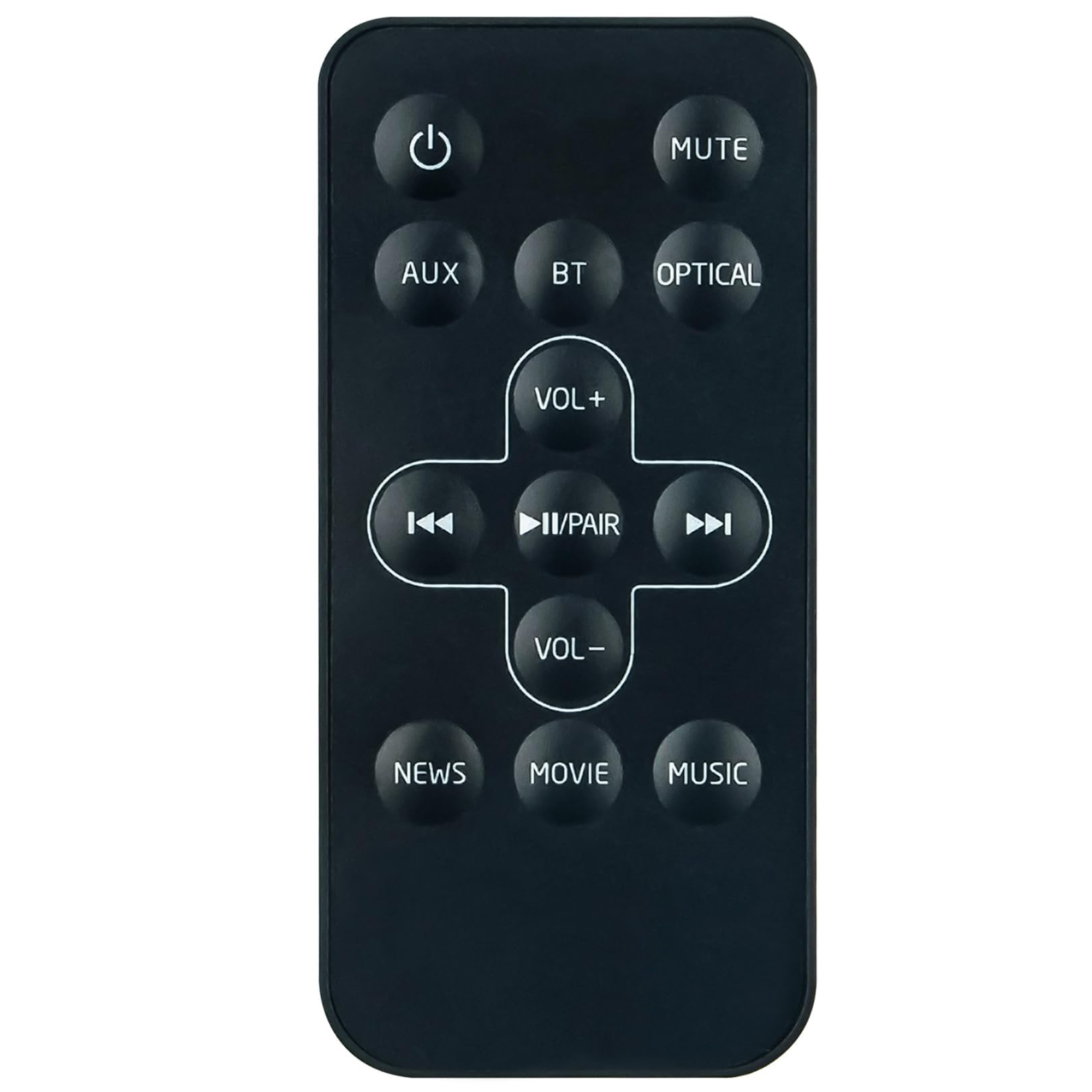 Photo 1 of TRM-SBX130 Replace Remote Control Work for Toshiba TY-SBX130 TY-SBX130B 2.0 Channel Soundbar TV Speaker