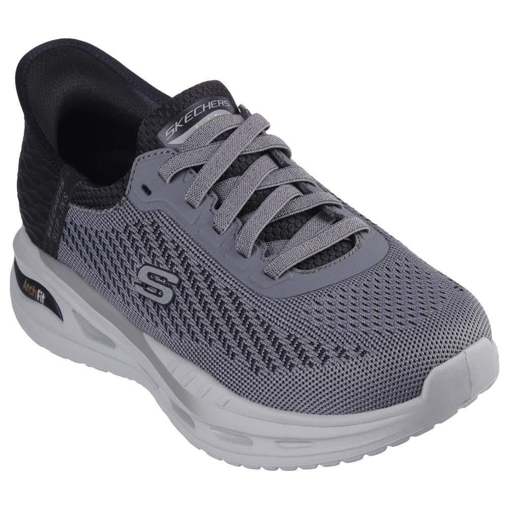 View 1 of *Minor Damage - Has been USED*
Skechers Men's Arch Fit Orvan-Drex Sneaker, Grey/Black, 10.5 X-Wide