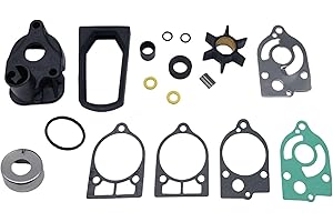 UanofCn 18-3324 Water Pump Impeller Kit with 89983T Impeller for Mercury Marine 2-Cycle 30-70 hp Outboard Engines 46-77177A3 Sierra 18-3324