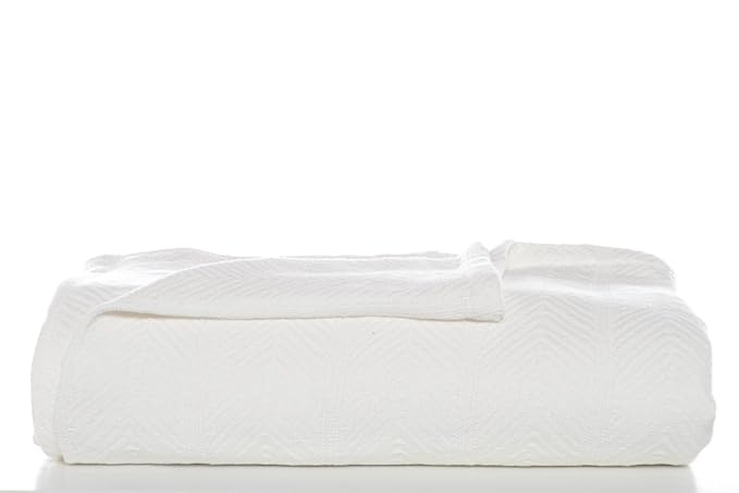 Eddie Bauer 200614 Herringbone Cotton Blanket - Simple and Durable