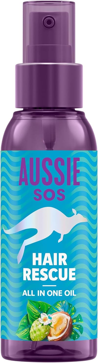 Aussie SOS Hair Rescue All In One Hair Oil 100ml Detangle Hydrate