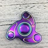 1PC Fidget Spinner Toy EDC Exquisite Brass Colorful Hand Spinner 