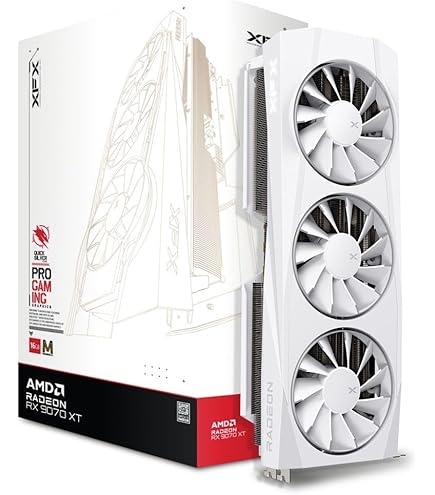 Amazon.com: XFX Quicksilver AMD Radeon RX 9070XT White Gaming