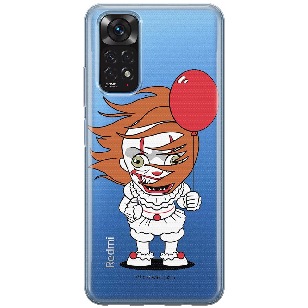 ERT GROUP mobile phone case for Xiaomi REDMI NOTE 11T/ 11S 5G/ POCO M4 PRO 5G original and officially Licensed Horror pattern It 005 adapted to the shape of the mobile phone, partially transparent