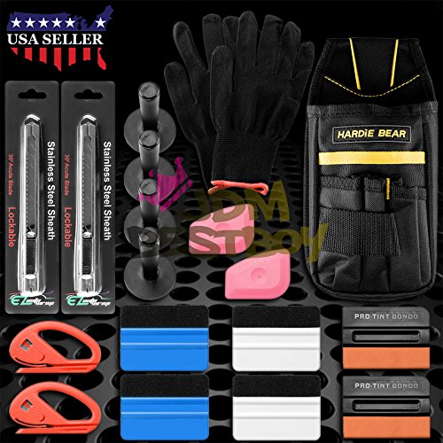 Professional vinyl wrap film application tool kit scrat…
