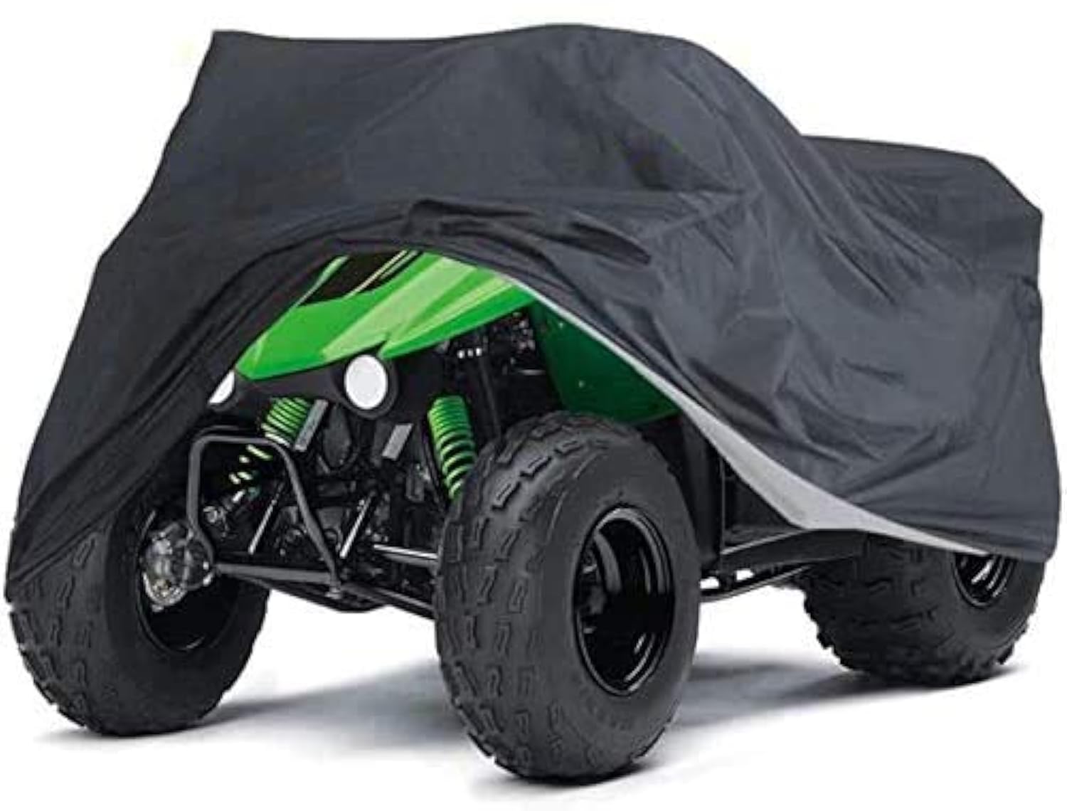 Mayhour Lawn Mower Cover, Waterproof Universal Fit Riding Tractor Cover UV Resistant Garden Lawn Mower Cover For Ride-On Garden Engine All Season/Weather Protection (M:70×43×43in/177×110×110cm )