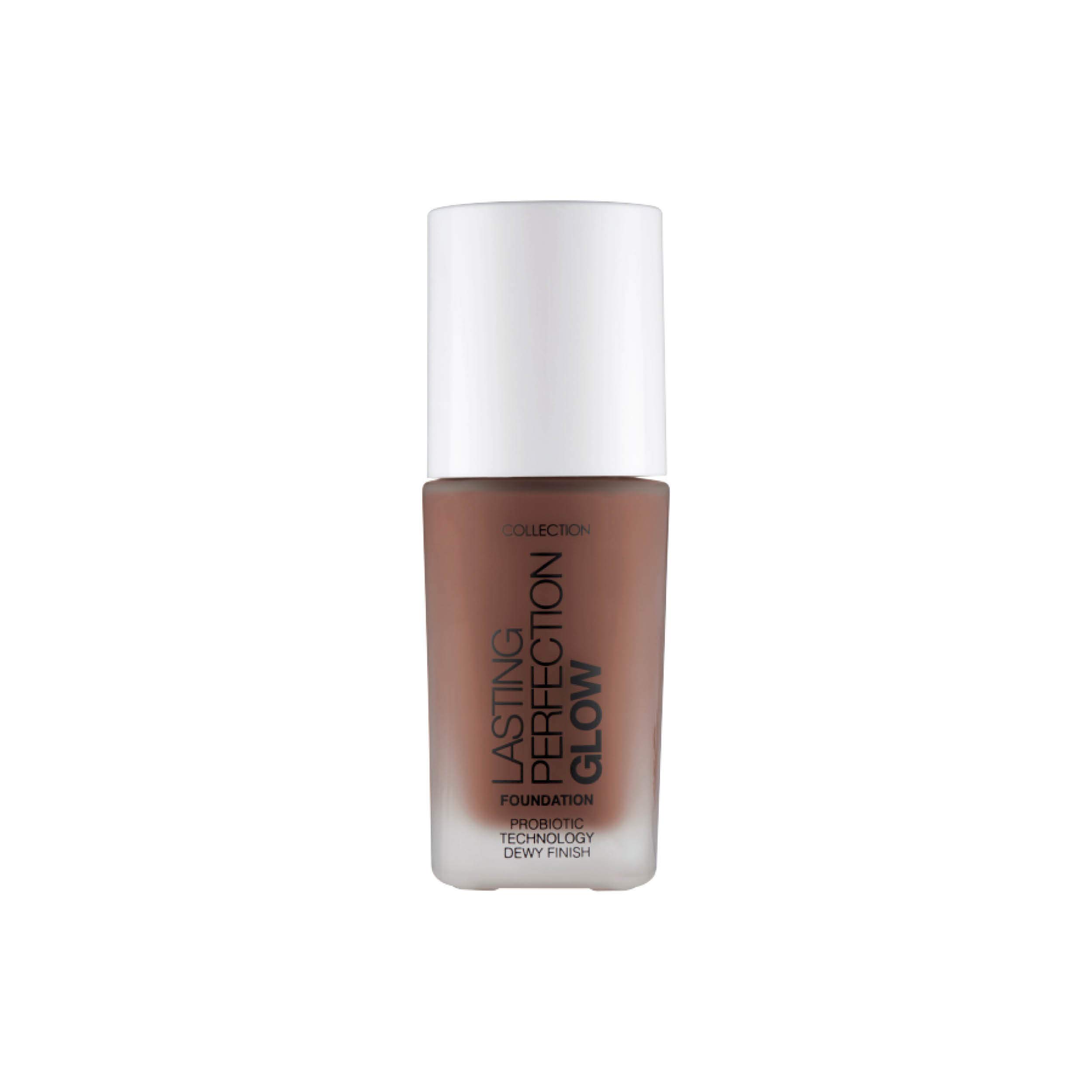 Collection Cosmetics Lasting Perfection Glow Foundation, Medium to Full Coverage, 27ml, Nutmeg