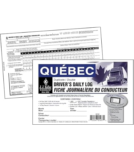 Truck Driver Log Book Examples Trucker's 2-in-1 Log Book - DOT ...