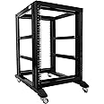 Amazon.com: RAISING ELECTRONICS 15U 4 Post Open Frame 19inch Server ...