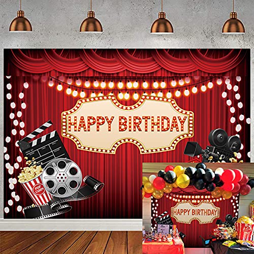 Movie Night Party Backdrop 7x5FT
