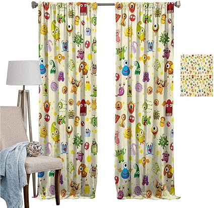 Amazon.com: Cortinas de desgaste para decoración de polos con dibujos y