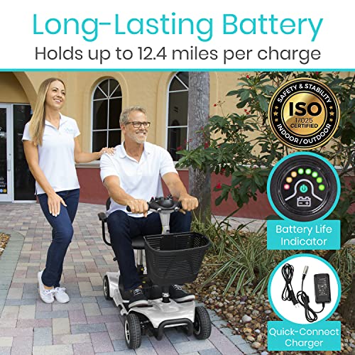 Vive 4 Wheel Mobility Scooter Electric Powered Wheelchair Device
