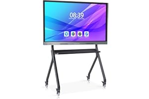 EUNIVON Smart Board, 55'' 4K UHD Interactive Whiteboard, Touch Screen Smart Whiteboard, Dual System Smartboard for Classroom and Business (Wall Mount Included)