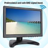 Sutinna 10.1 Inch HD LED LCD Monitor 1280x800 16:10 VGA HDMI BNC AV Speakers UK view 2