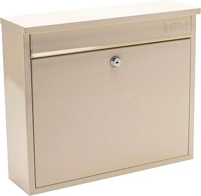 Burg-Wächter MB02AC Antique Cream Wall Mounted Post Box 36x31x10cm