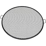 Sunnydaze Decor Fire Pit Cooking Grill, X-Marks BBQ Grate,Black,40 Inch