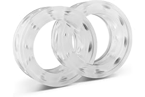 AICARS Shock Absorber Spring Rubber: Coil Spring Booster Cushion Car Bumper Buffer Power Cushion C Type- Pack of 2