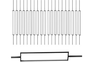 OPULSPH 20 Pcs Wrought Iron Balusters, 1/2 x 44 Black Rectangular Iron Metal Balusters, Iron Balusters for Indoor or Outdoor Stair Railings, Deck Railings, Satin Railings, Terrace Railing