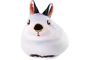 Sew Butiful Easter Bunny Stuffed Animal, Soft Cute Plushies, Kawaii Rabbit Plush Toys, Throw Body Pillow Decoration Doll Gift for Kids Girls Boys (Light Blue)