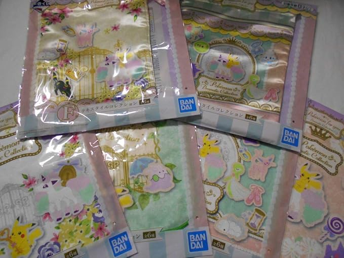 Amazon 一番くじ Pokemon For You Dramatic Collection F賞 テキスタイルコレクション タオル 巾着 全6種セット アイドル 芸能人グッズ 通販