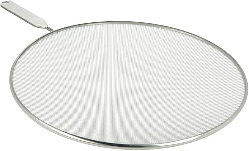 Metaltex Aluminium Mesh Splatter Screen Splash Guard 33cm Silver