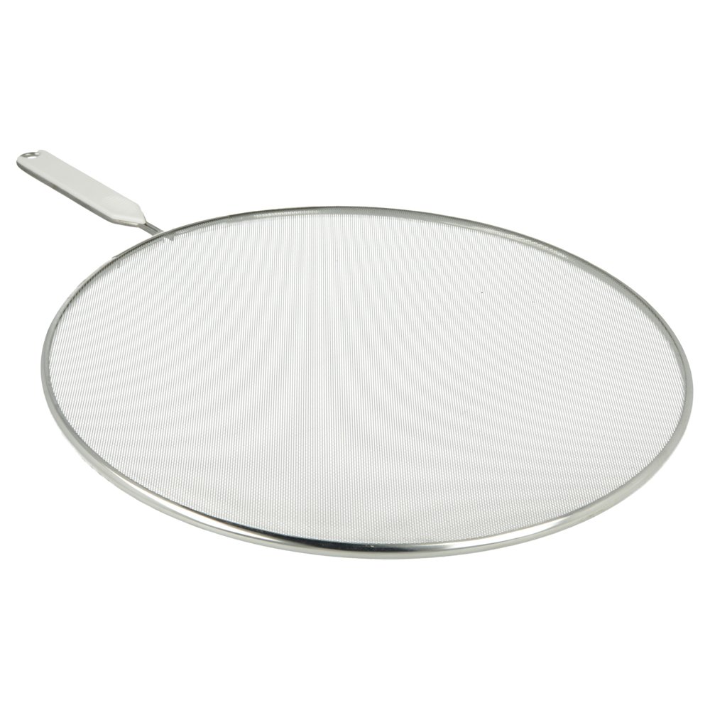 Metaltex Aluminium Mesh Splatter Screen Splash Guard,Silver,33 cm