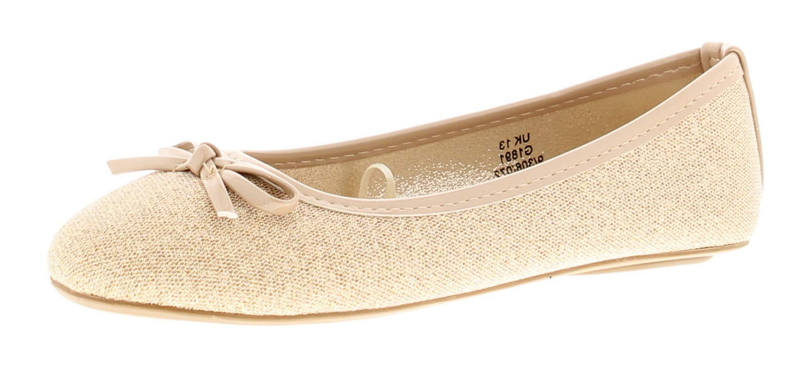 Miss Riot Jazz Girls Synthetic Material Shoes Rose Gold